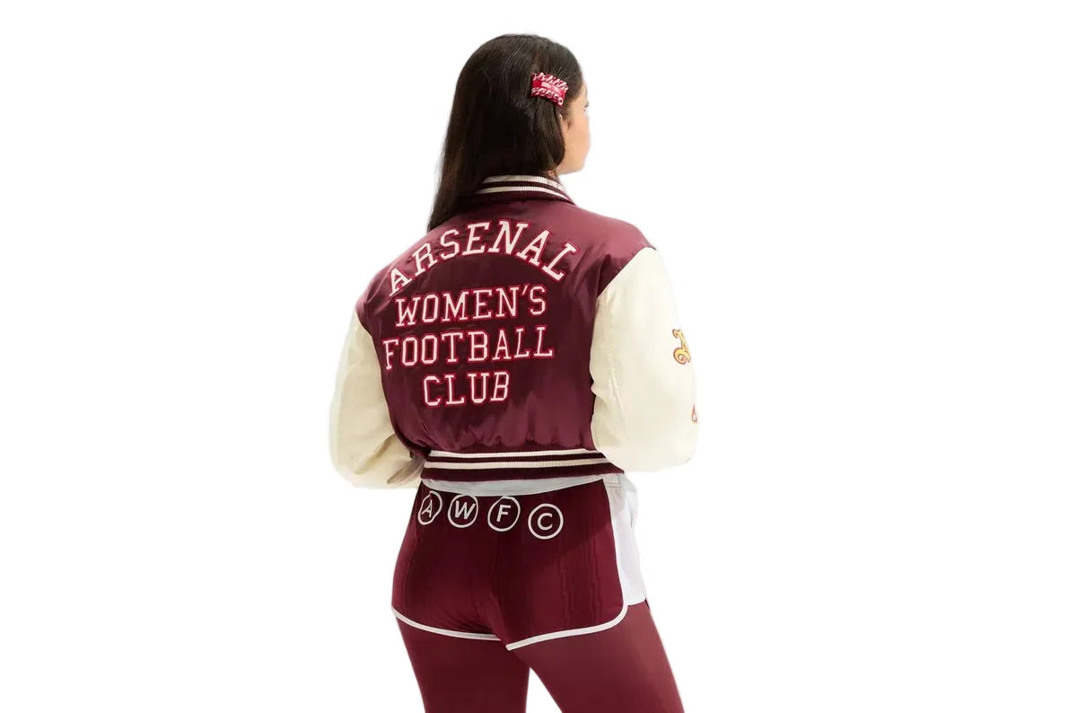 Arsenal AWFC Classics Cropped Bomber Jacket