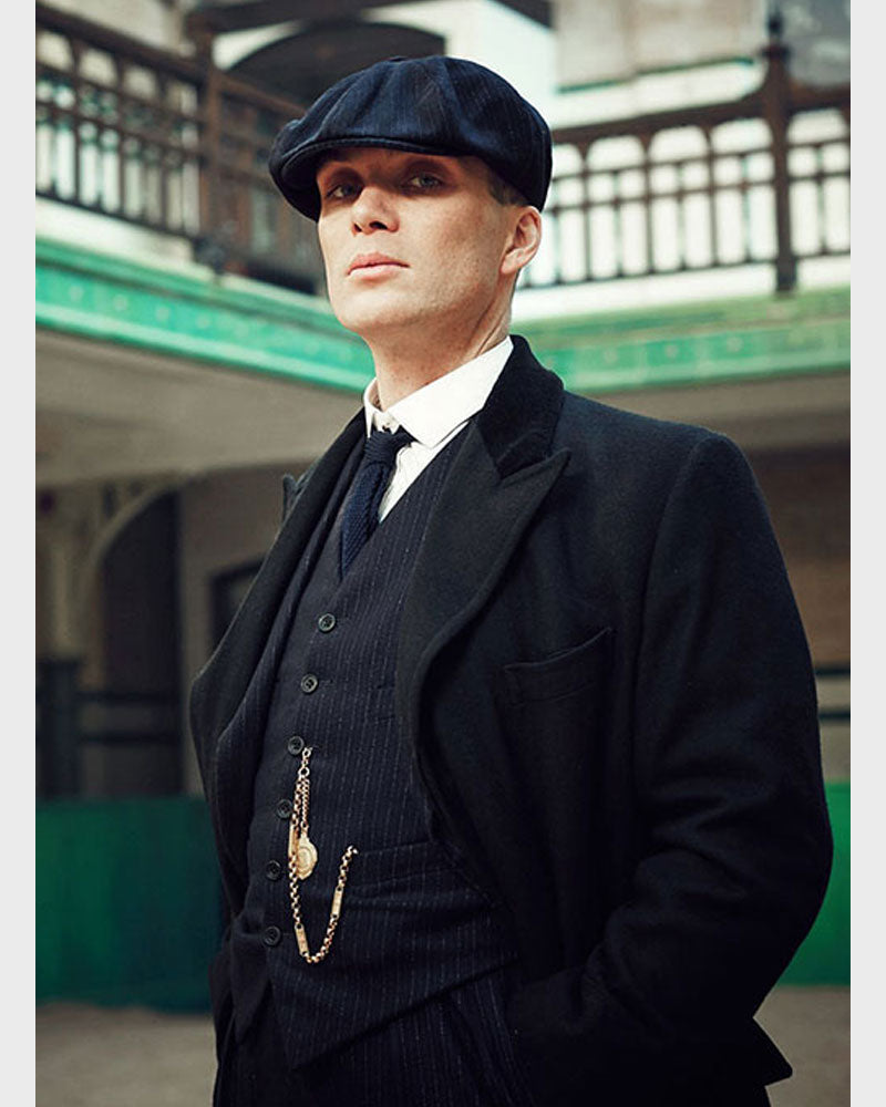 Thomas Shelby Peaky Blinders Black Coat