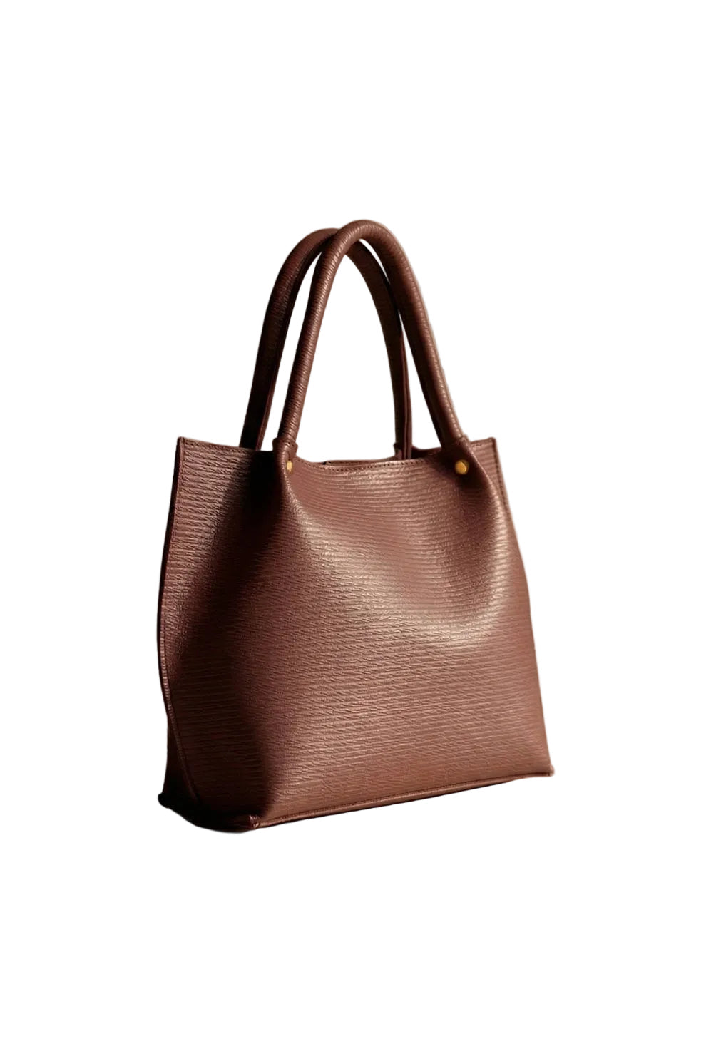 ArcLine Structured Tote Bag Berry Brown