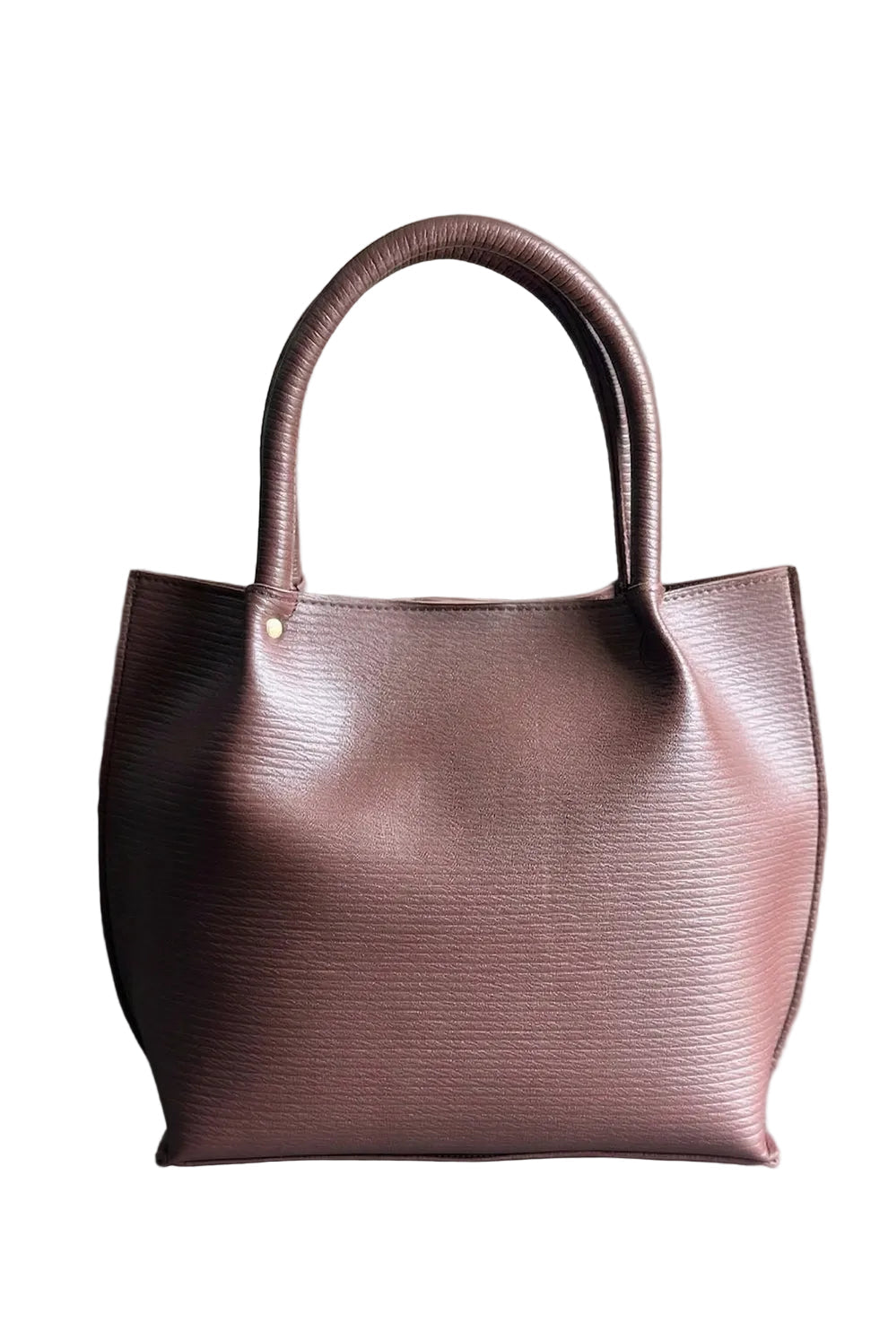 ArcLine Structured Tote Bag Berry Brown