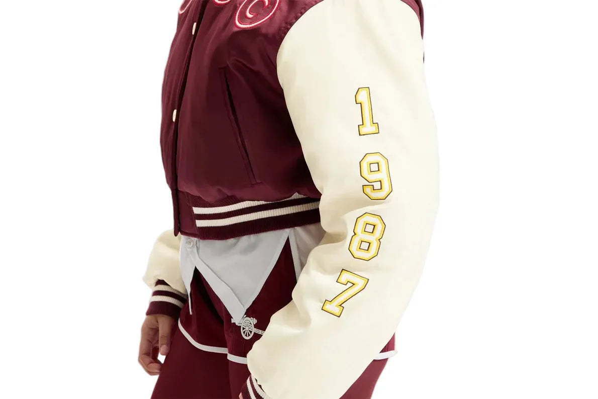Arsenal AWFC Classics Cropped Bomber Jacket