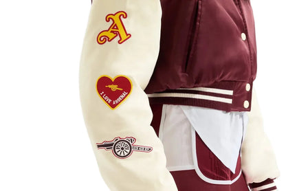Arsenal AWFC Classics Cropped Bomber Jacket