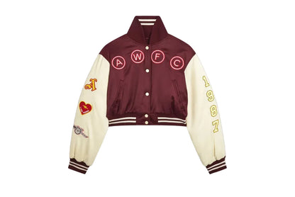 Arsenal AWFC Classics Cropped Bomber Jacket