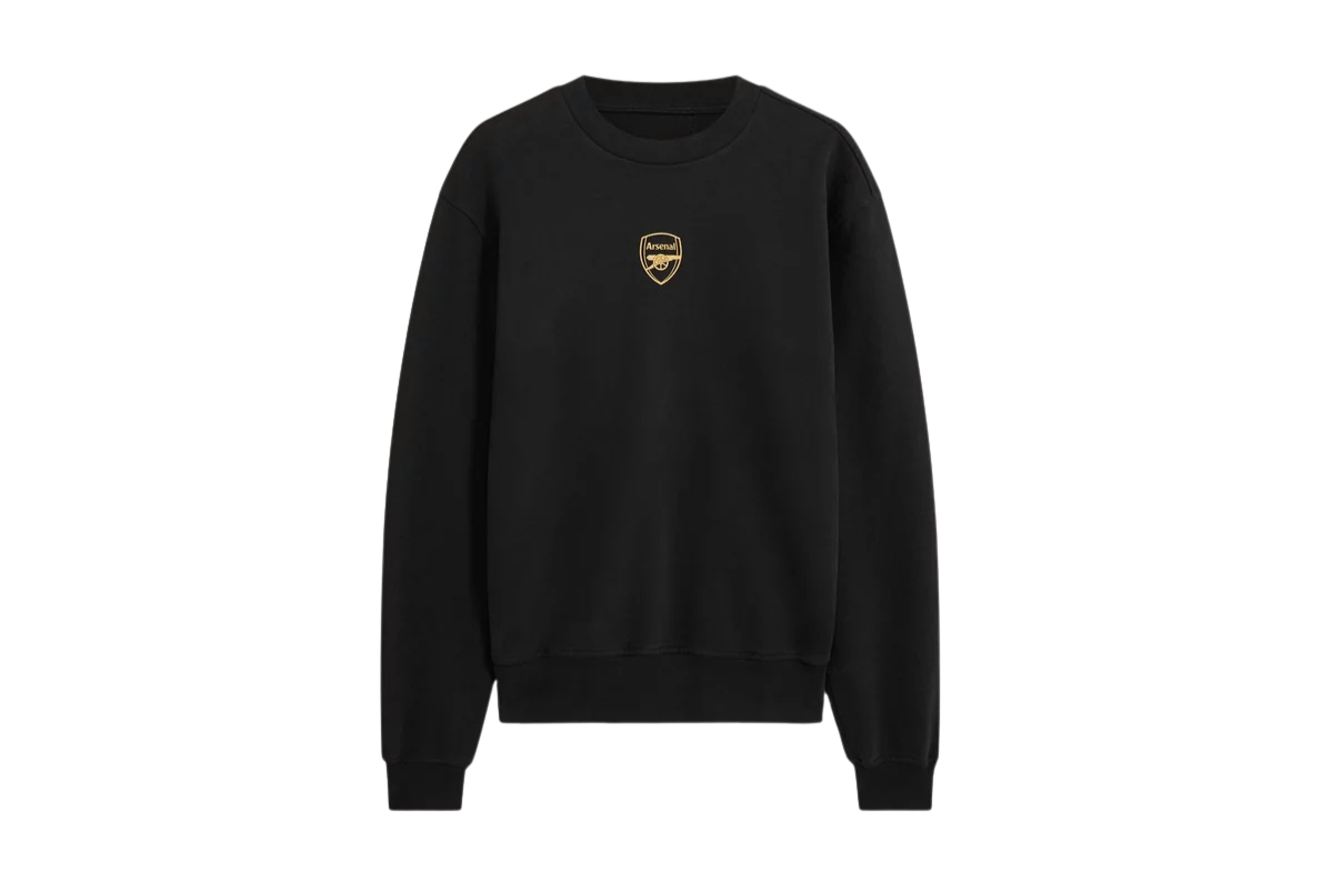 Arsenal Champions 25/26 Black Sweatshirt