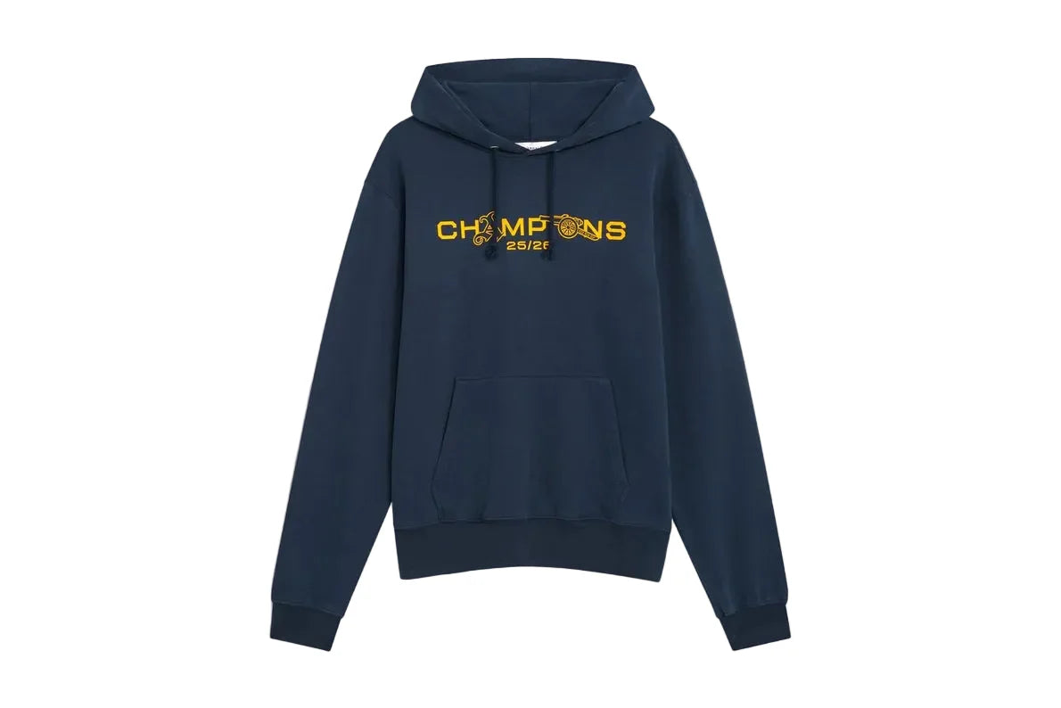 Arsenal Champions Squad 25/26 Navy Hoodie