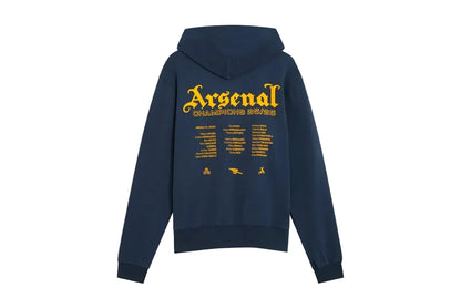 Arsenal Champions Squad 25/26 Navy Hoodie