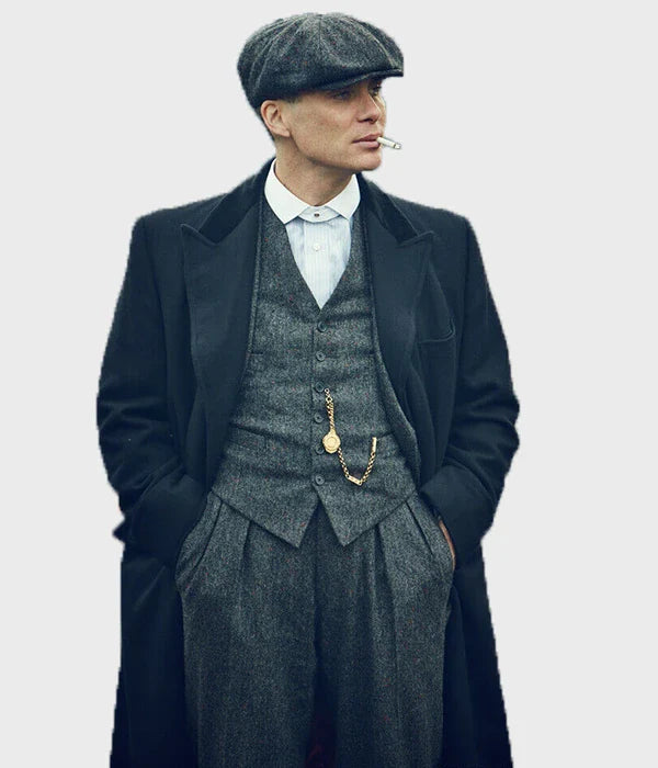 Thomas Shelby Peaky Blinders Black Coat