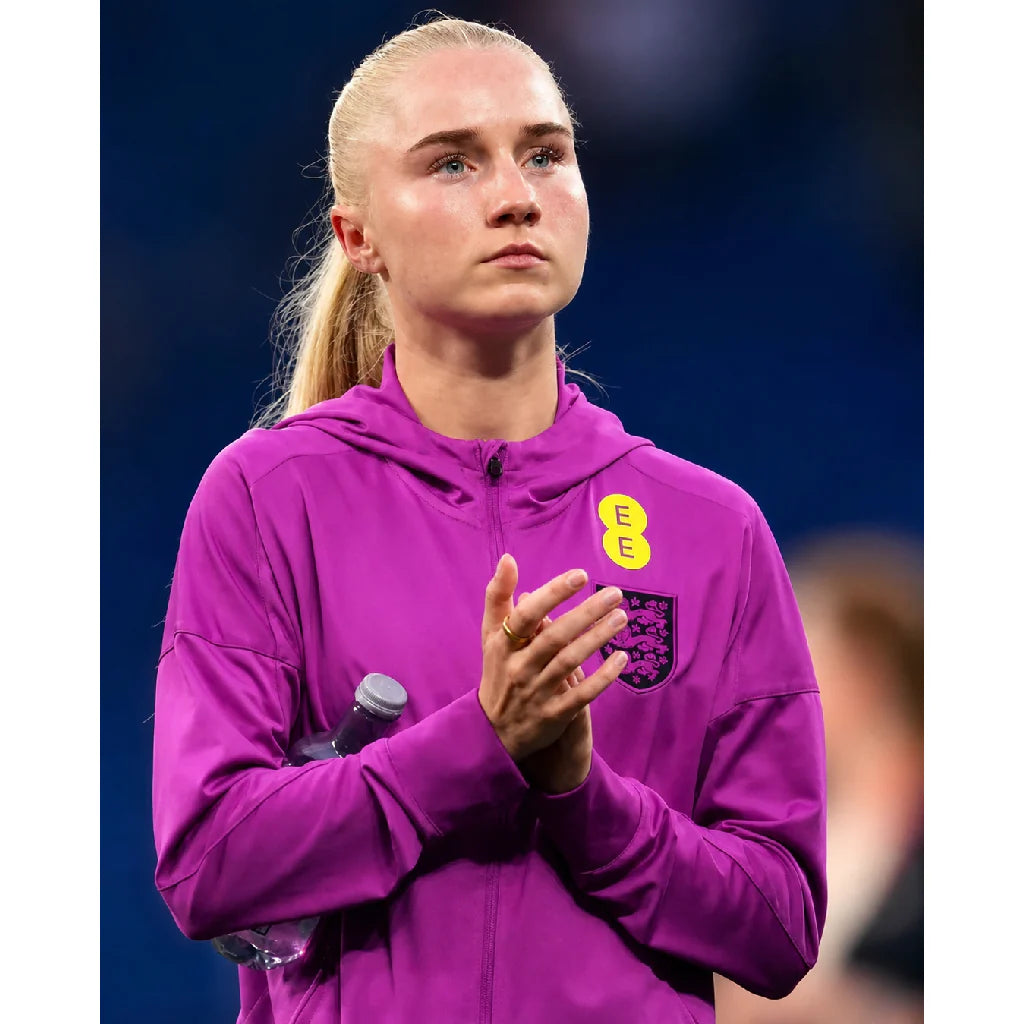 England Lionesses 2026 Purple Zip-Up Hoodie