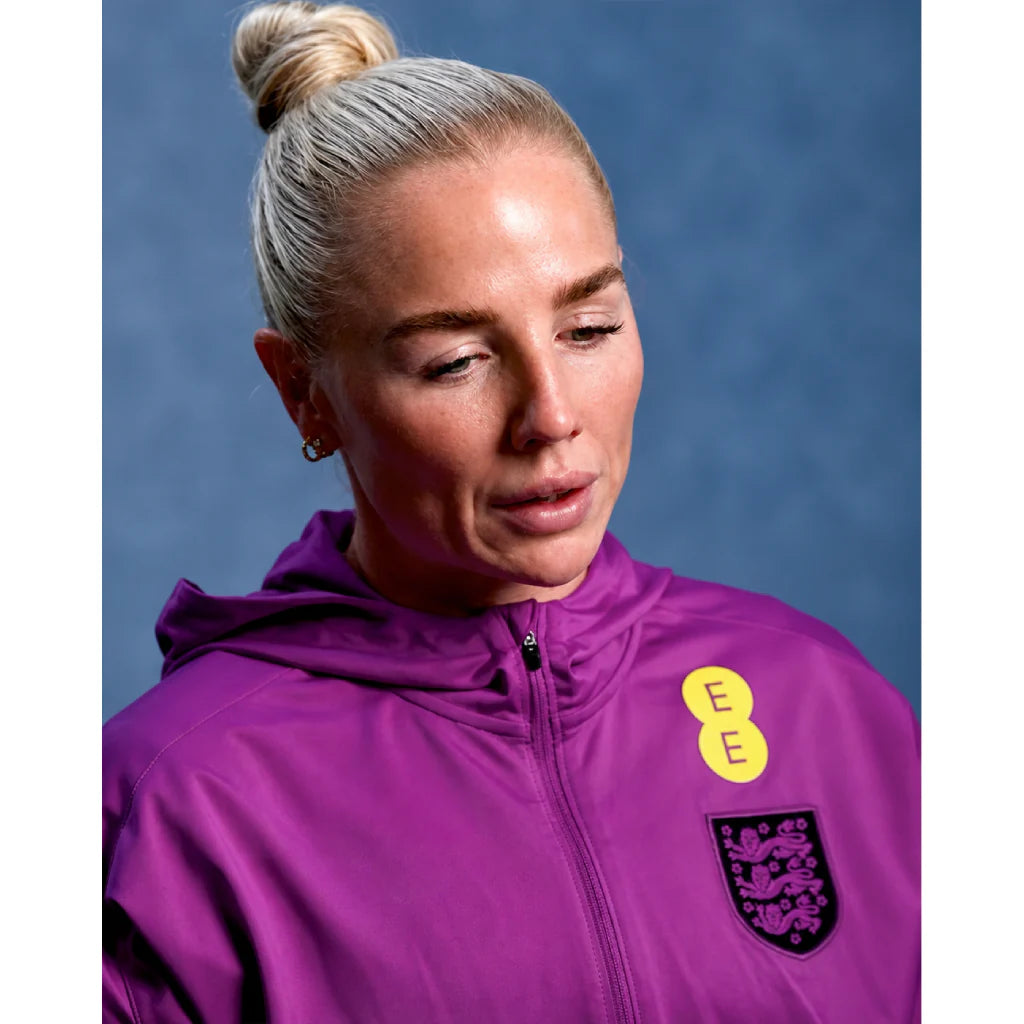 England Lionesses 2026 Purple Zip-Up Hoodie