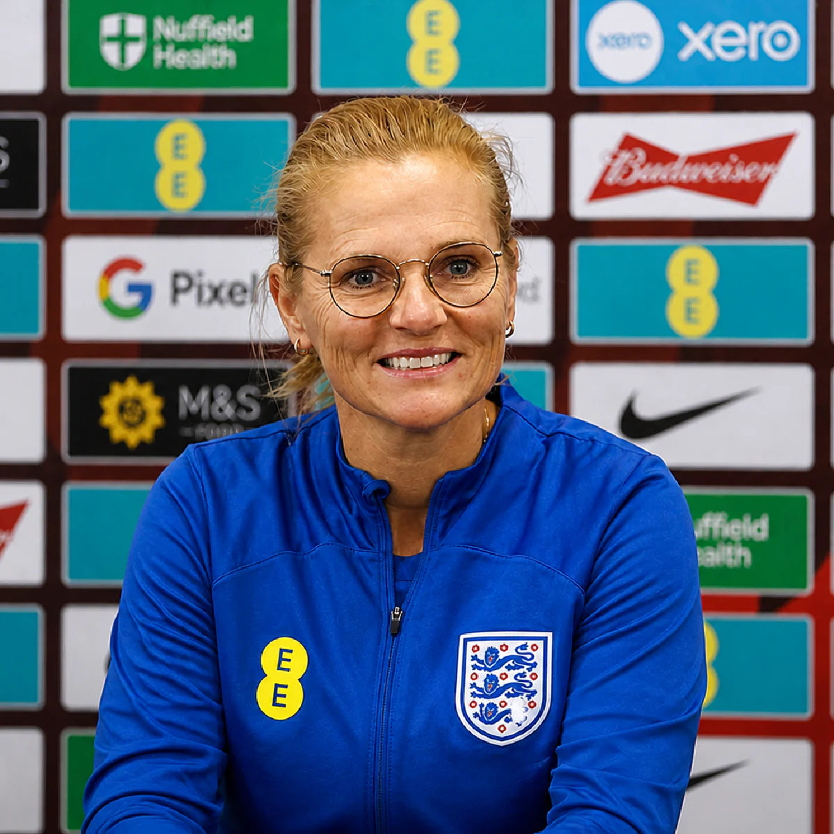 England Lionesses Blue Track Jacket