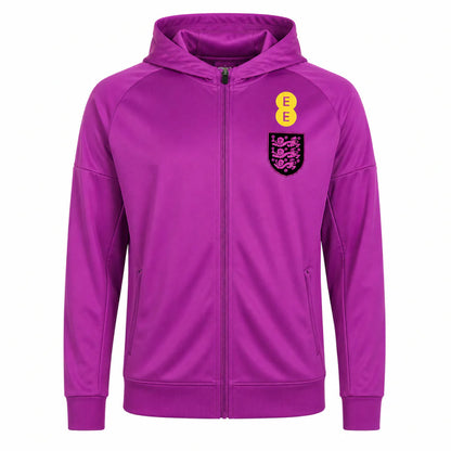 England Lionesses 2026 Purple Zip-Up Hoodie