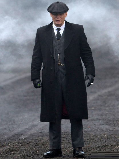 Thomas Shelby Peaky Blinders Black Coat
