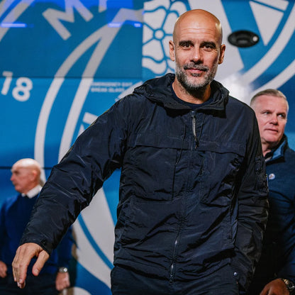 Pep Guardiola League 2025 Blue Jacket