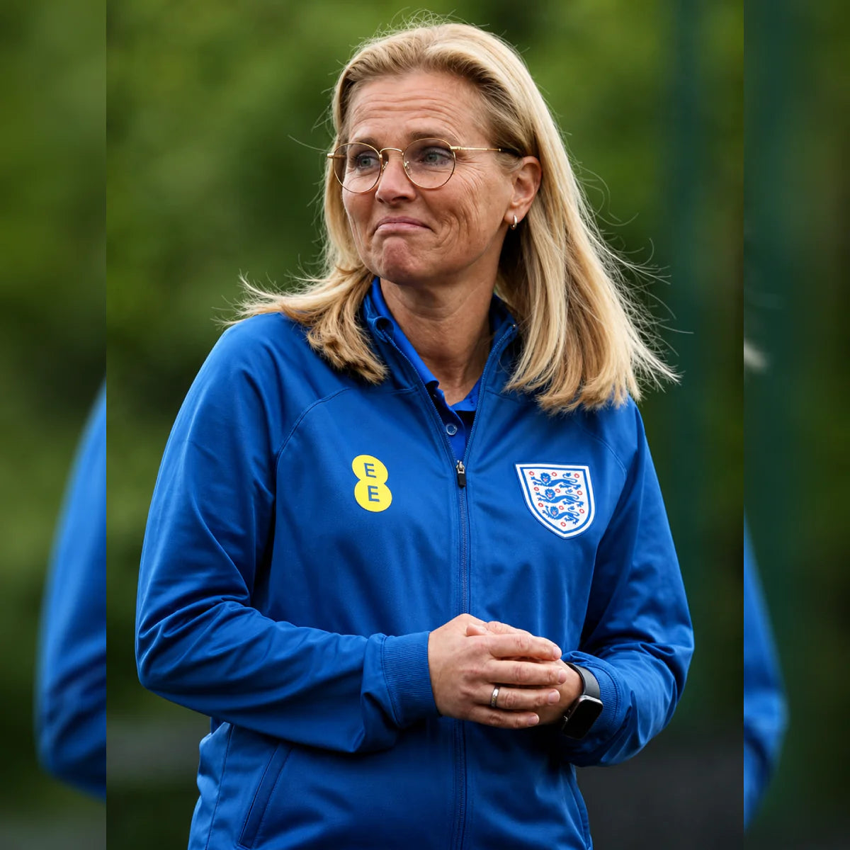 England Lionesses Blue Track Jacket