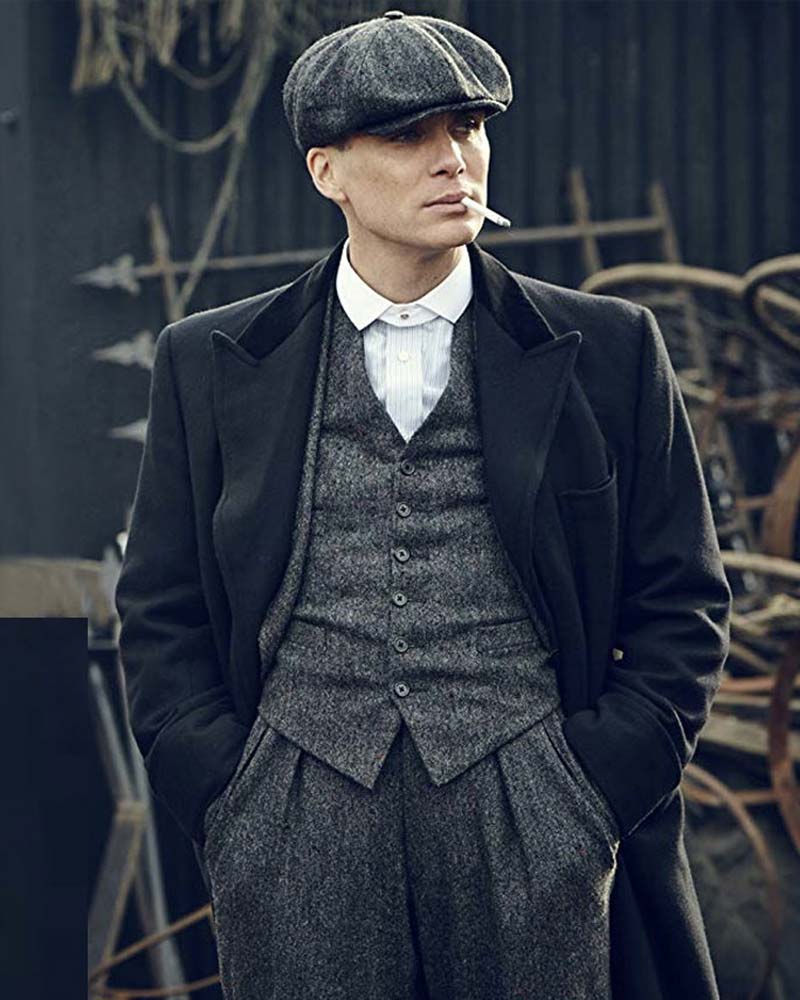 Thomas Shelby Peaky Blinders Black Coat