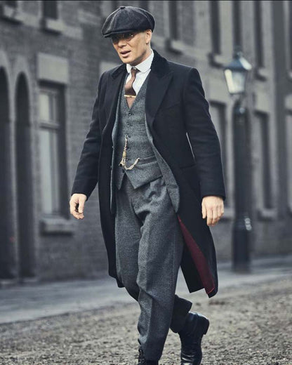 Thomas Shelby Peaky Blinders Black Coat