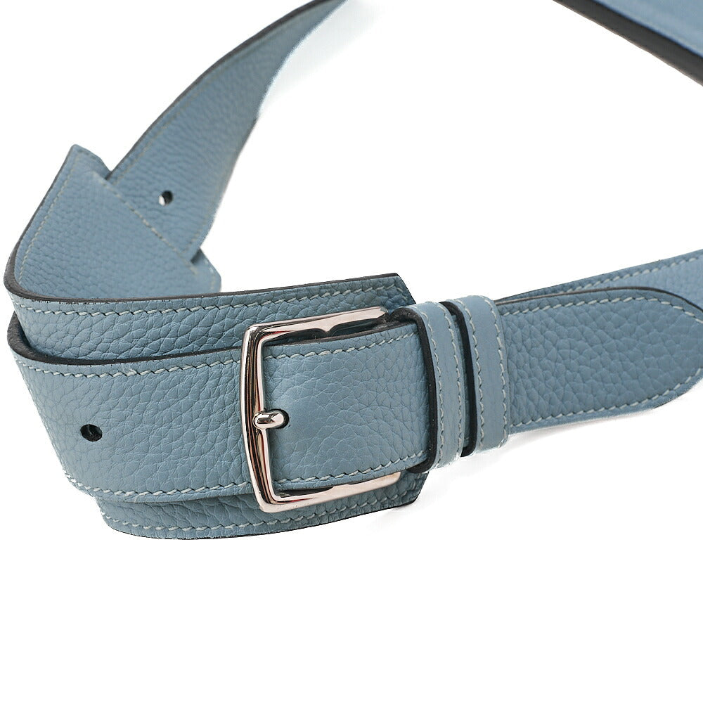 Hermes Hermes Gypsy?re 34 Shoulder Bag Trinlon-Clemence Ciel Silver-Tone Hardware, Pre-Owned