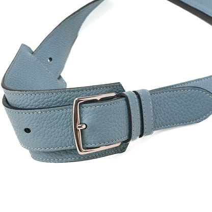 Hermes Hermes Gypsy?re 34 Shoulder Bag Trinlon-Clemence Ciel Silver-Tone Hardware, Pre-Owned