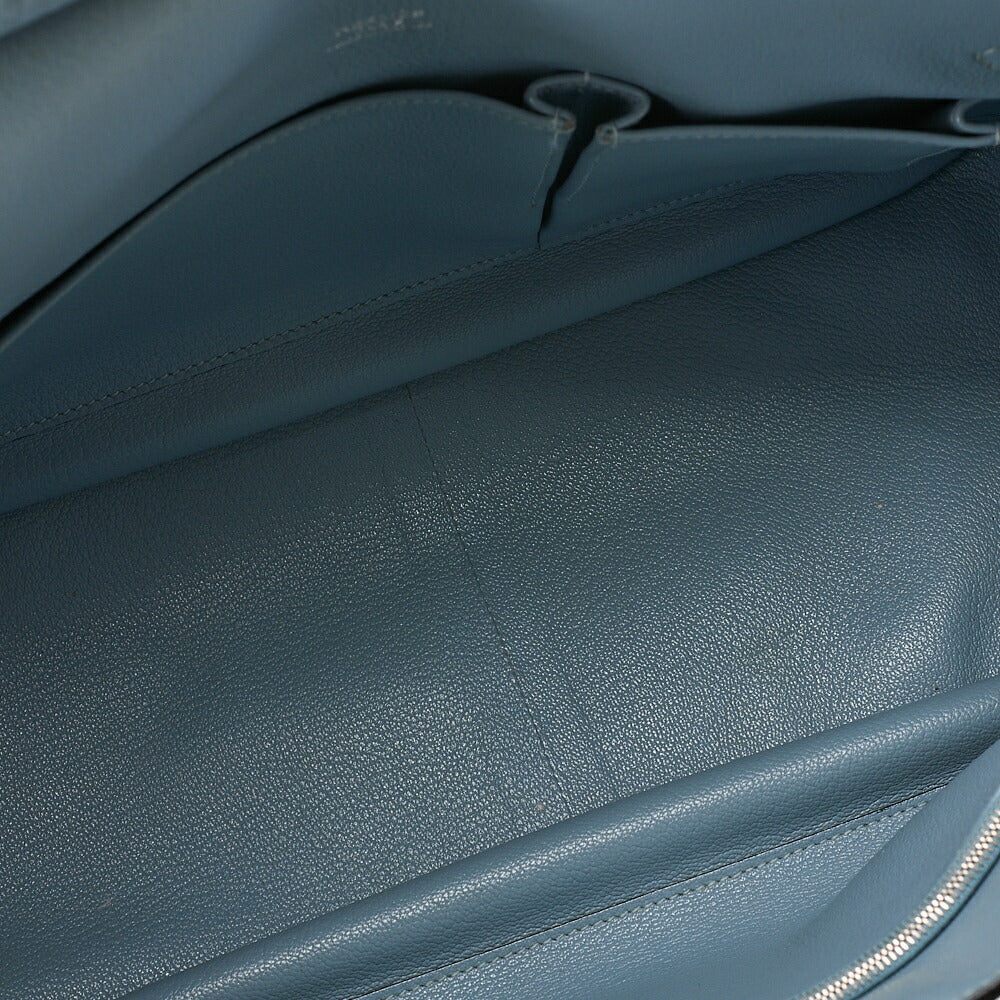 Hermes Hermes Gypsy?re 34 Shoulder Bag Trinlon-Clemence Ciel Silver-Tone Hardware, Pre-Owned