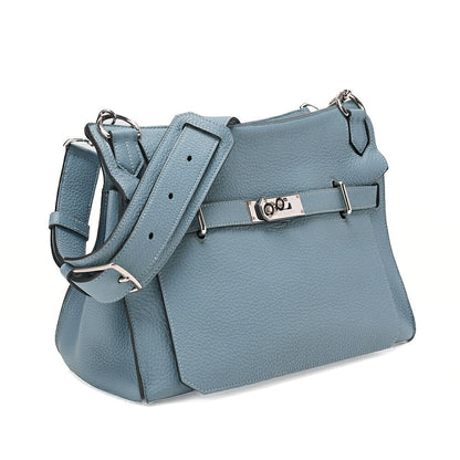 Hermes Hermes Gypsy?re 34 Shoulder Bag Trinlon-Clemence Ciel Silver-Tone Hardware, Pre-Owned