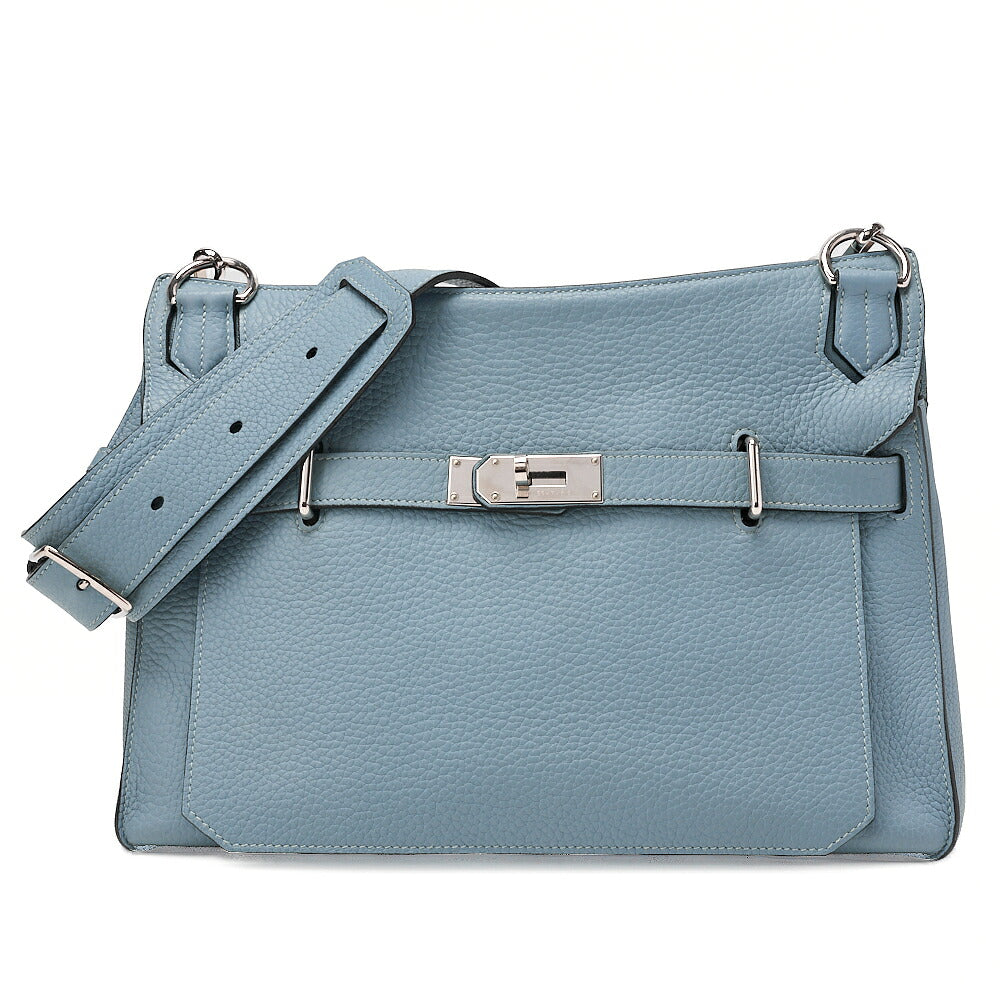 Hermes Hermes Gypsy?re 34 Shoulder Bag Trinlon-Clemence Ciel Silver-Tone Hardware, Pre-Owned
