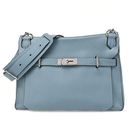 Hermes Hermes Gypsy?re 34 Shoulder Bag Trinlon-Clemence Ciel Silver-Tone Hardware, Pre-Owned