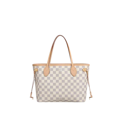 Louis Vuitton Neverfull MM Damier Azur Coated Canvas